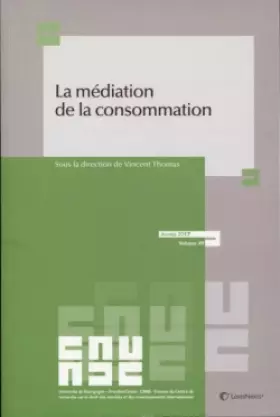 Couverture du produit · la mediation de la consommation