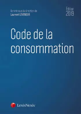 Couverture du produit · Code de la consommation 2019