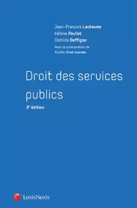 Couverture du produit · Droit des services publics