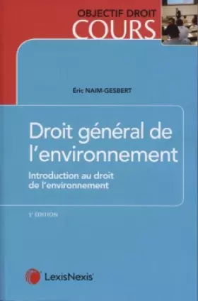Couverture du produit · droit general de l environnement