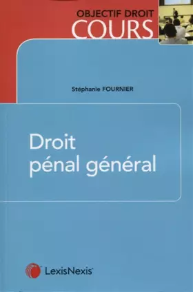 Couverture du produit · Droit pénal général