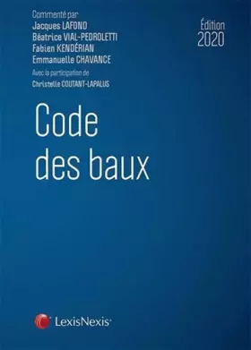 Couverture du produit · Code des baux 2020