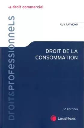 Couverture du produit · droit de la consommation