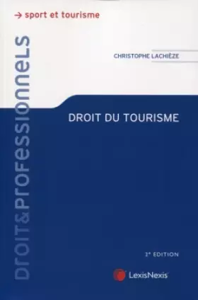 Couverture du produit · droit du tourisme