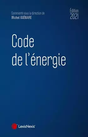 Couverture du produit · code de l energie 2021
