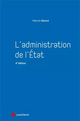 Couverture du produit · L'administration de l'Etat