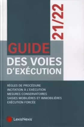 Couverture du produit · guides des voies d execution