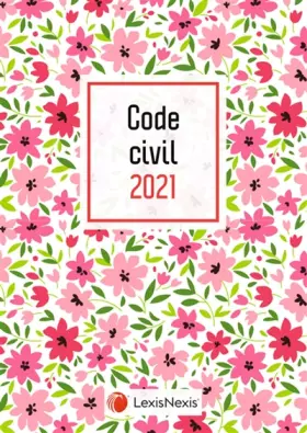 Couverture du produit · Code civil 2021 - Jaquette Petites fleurs