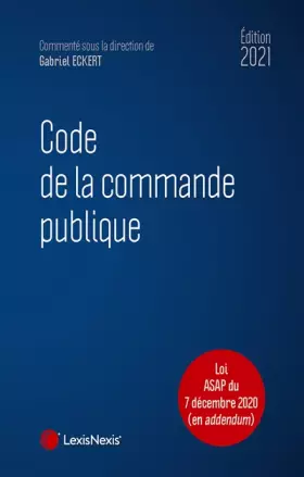 Couverture du produit · Code de la commande publique 2021