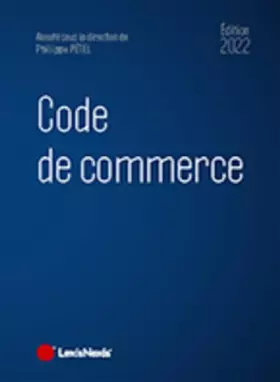 Couverture du produit · Code de commerce 2022