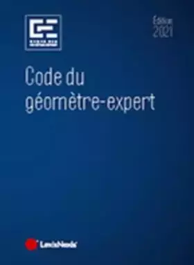 Couverture du produit · code du geometre expert 2021