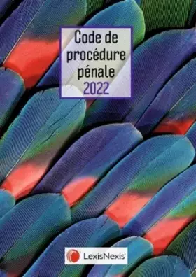 Couverture du produit · code de procedure penale 2022 jaquette plumes