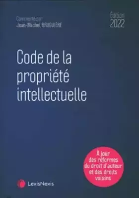 Couverture du produit · code de la propriete intellectuelle 2022