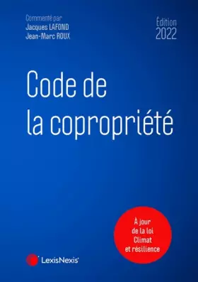 Couverture du produit · code de la copropriete 2022
