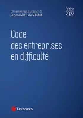 Couverture du produit · code des entreprises en difficulte 2022