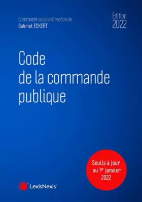 Couverture du produit · code de la commande publique 2022