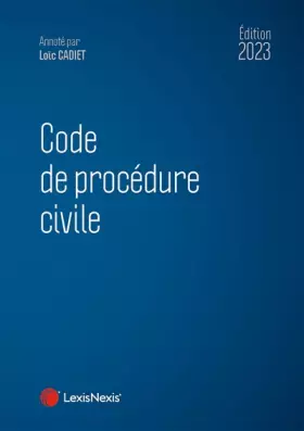 Couverture du produit · Code de procédure civile 2023