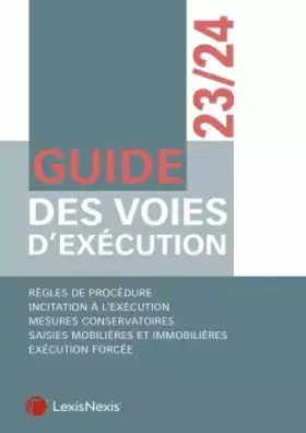 Couverture du produit · Guide des voies d'exécution 23/24