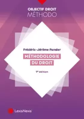 Couverture du produit · methodologie du droit