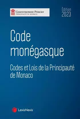 Couverture du produit · Code monégasque 2023