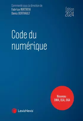 Couverture du produit · Code du numérique 2024