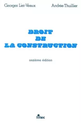 Couverture du produit · Droit de la construction, 11e édition (ancienne édition)