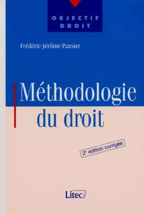 Couverture du produit · Méthodologie du droit (ancienne édition)