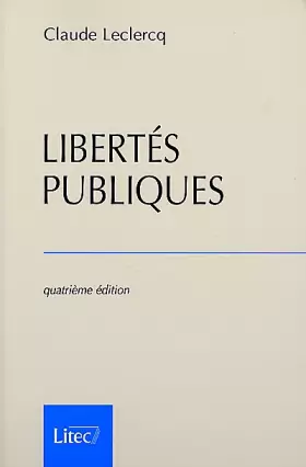 Couverture du produit · Libertés publiques (ancienne édition)