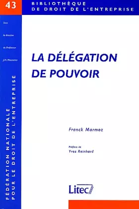 Couverture du produit · La délégation de pouvoir