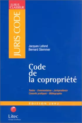 Couverture du produit · Code de la copropriété (ancienne édition)