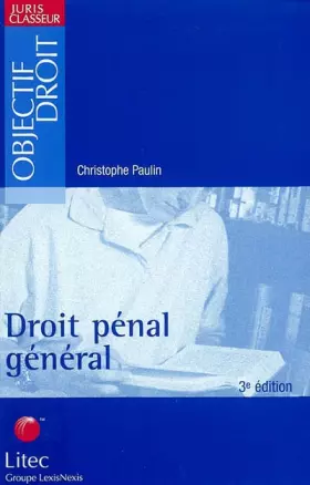 Couverture du produit · Droit pénal général (ancienne édition)