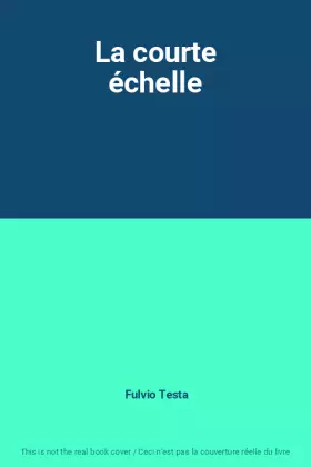 Couverture du produit · La courte échelle