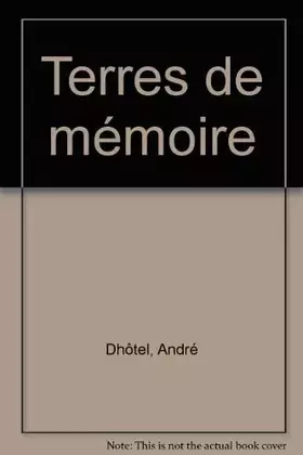Couverture du produit · Terres de Mémoire