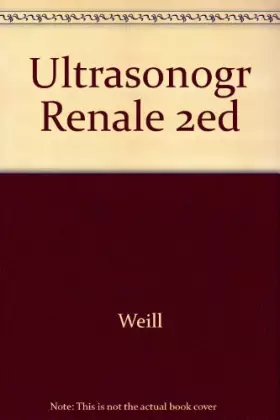 Couverture du produit · Ultrasonogr Renale 2ed