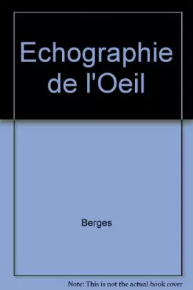 Couverture du produit · Echographie de l'Oeil