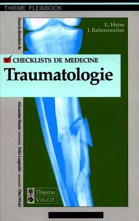 Couverture du produit · Check-lists en traumatologie