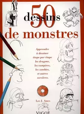 Couverture du produit · 50 dessins de monstres