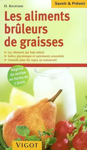 Couverture du produit · Les aliments brûleurs de graisses