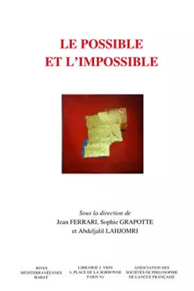 Couverture du produit · Le possible et l'impossible