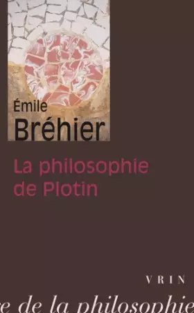 Couverture du produit · La philosophie de Plotin