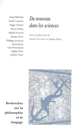 Couverture du produit · Du nouveau dans les sciences