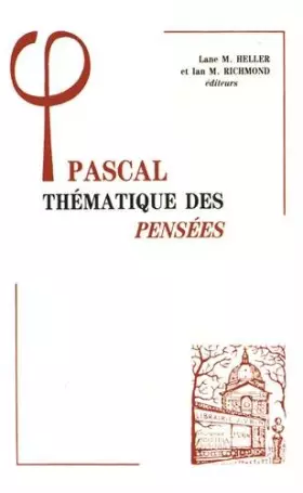 Couverture du produit · Pascal, thématique des Pensées