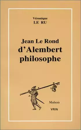 Couverture du produit · D'Alembert philosophe