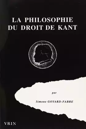 Couverture du produit · La philosophie du droit de Kant