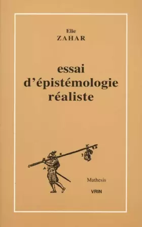 Couverture du produit · Essai d'epistemologie realiste