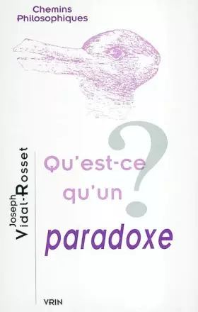 Couverture du produit · Qu'est-ce qu'un paradoxe ?