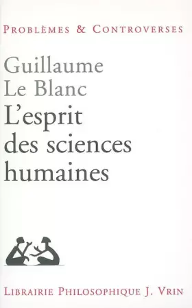Couverture du produit · L'esprit des sciences humaines