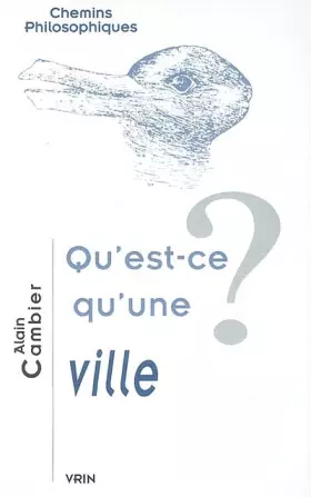 Couverture du produit · Qu'est-ce qu'une ville ?