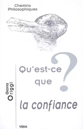 Couverture du produit · Qu'est-ce que la confiance?