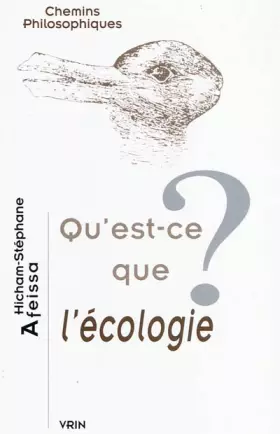 Couverture du produit · Qu'est-ce que l'écologie?